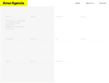 Tablet Screenshot of amoragencia.com